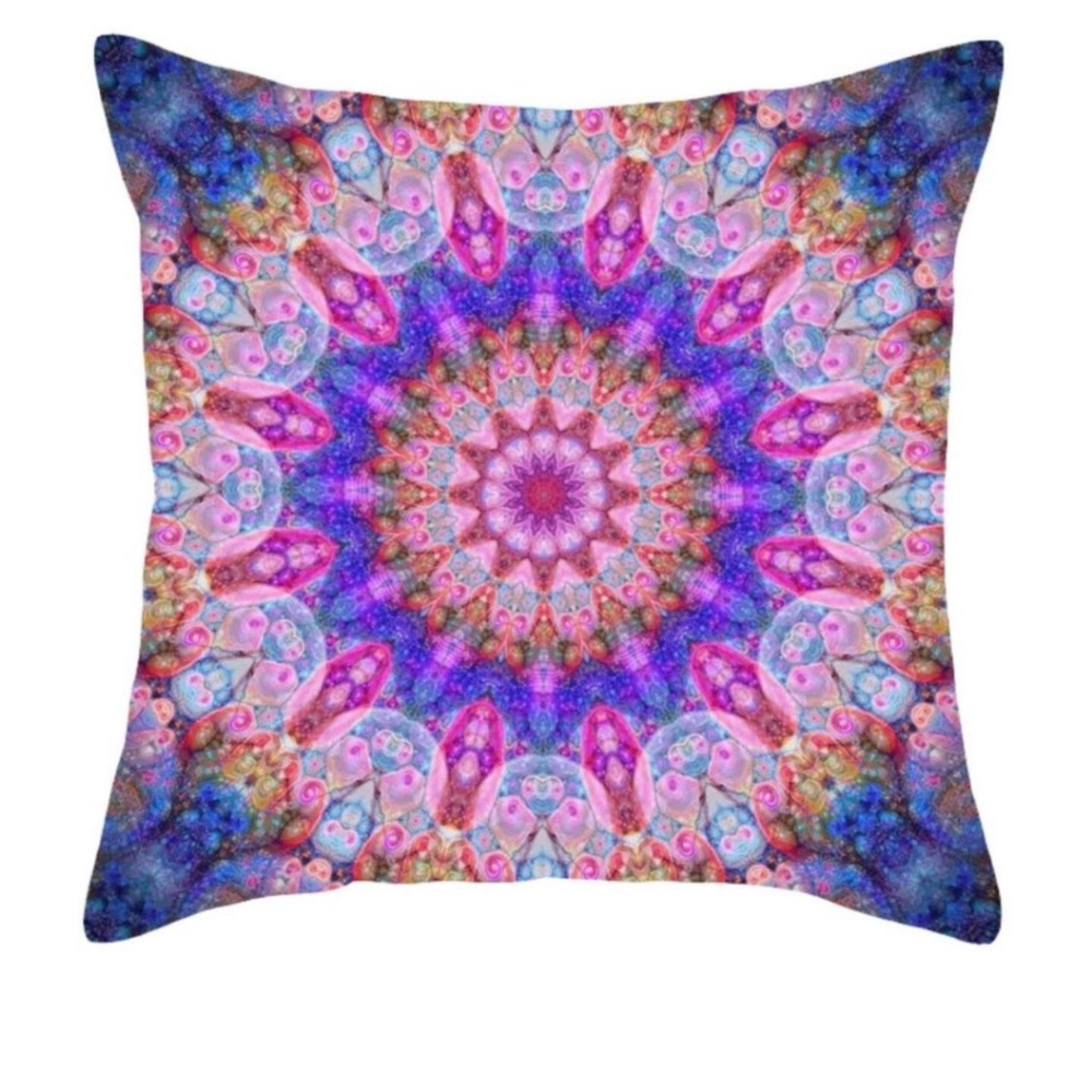 Kaleidoscope Throw Pillow